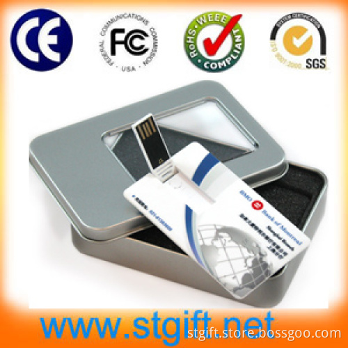 Business Credit Card, Christmas and Wedding Gift for USB Flash Memory Card Plastic Card USB Drive/Stick (TH201)